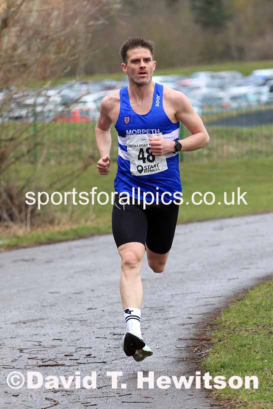 Senior Men and Veterans (Over 40s), 2023 NECAA Royal Signals Relays, Hetton le Hole, County Durham. Photo: David T. Hewitson/Sports for All Pics